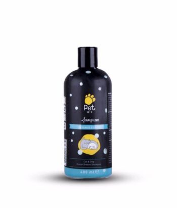 Okyanus Esintisi Özlü Kedi Köpek Şampuanı 400 ml Mavi