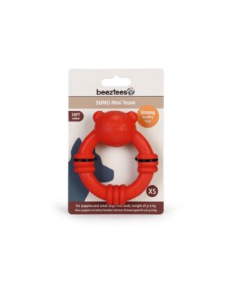 Beeztees Sumo Mını Dental Oyuncak Kırmızı 9,5x10 cm