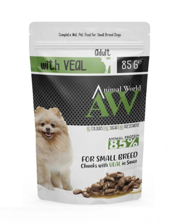 Animal World Dana Etli Küçük Irk Köpek Pouch Mama 85 Gr