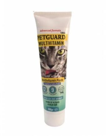Petguard Multivitamin Plus 12 Vitamin 9 Minarelli Taurin Macun 100 Gr