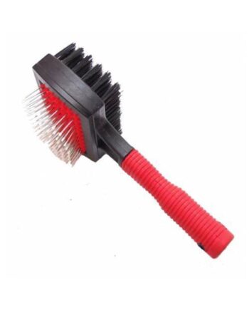 Walfare Çift Taraflı Silikon Saplı Kedi Köpek Fırçası 5x10 cm - 16 cm