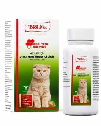 Biolive Kediler İçin Dışkı Yeme Önleyici Sıvı Vitamin 100ml