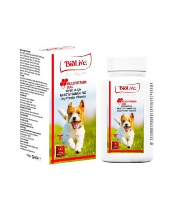 Biolive Köpekler İçin Multivitamin Toz Vitamin 100gr