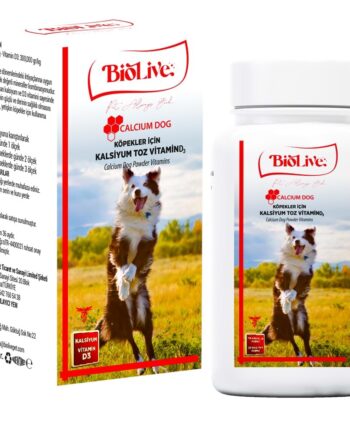 Biolive Köpekler İçin Kalsiyum Toz Vitamin 100gr