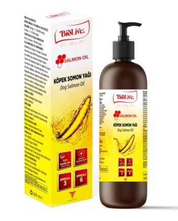 Biolive Köpekler İçin Somon Yağı Tüy-Dış Eti-Bağışıklık-Kalp ve Göz Sağlı 200ml