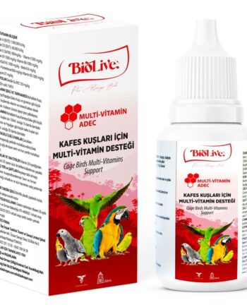 Biolive ADEC Kuşlar İçin Multivitamin 50ml