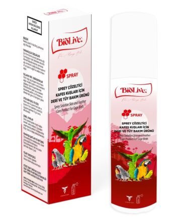 Biolive Kuşlar İçin Kenax SPRAY Deri ve Tüy Bakım Spreyi (150ml)