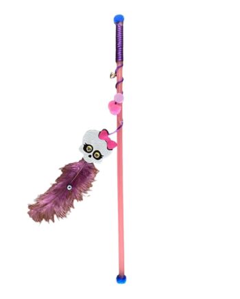 Markapet Plastik Saplı Kedi Oltası Püskül 42 cm