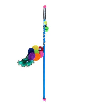 Markapet Plastik Saplı Kedi Oltası Nazar Boncuklu 42 cm
