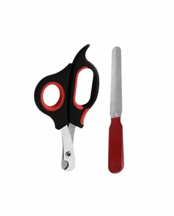 Büyük Boy Törpülü Kedi Köpek Tırnak Makası 14 cm-14 cm Kırmızı