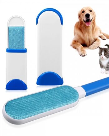 Markapet Kedi Köpek Tüy Temizleyici Fırça Seti Beyaz-Mavi