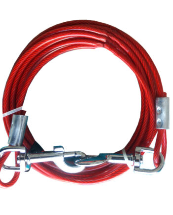 Markapet Köpek Bahçe Bağlama Çelik Halat 5 mm / 9 Metre