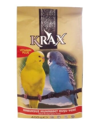 Krax Kabuksuz Muhabbet Kuşu Yemi 400 Gr