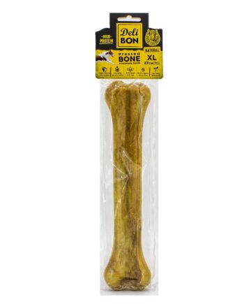 Delibon Deri Köpek Çiğneti Pres Kemik 1x27cm Natural
