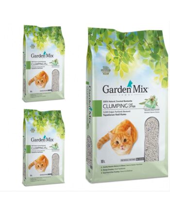 Gardenmix Bentonit Marsilya Sabunlu Kedi Kumu 10 Lt 3 Adet