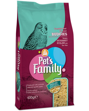 Pets Family Soyulmuş Muhabbet Kuş Yemi 400 gr