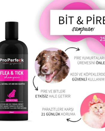 Pro Perfeck Kedi Köpek Dış Parazit Şampuanı 250 ml