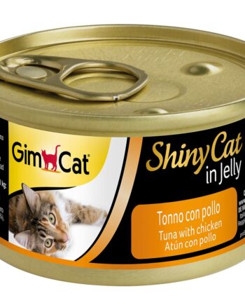 Gimcat Shinycat Tuna Balıklı Tavuklu Konserve Kedi Maması 70 gr