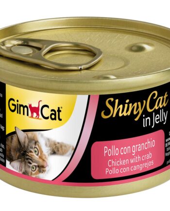 Gimcat Shinycat Tavuklu Yengeçli Konserve Kedi Maması 70 gr
