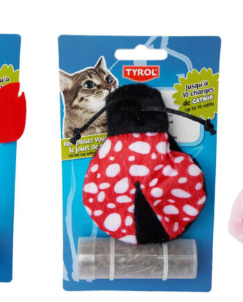 Vitalveto Kedi Otlu Peluş Oyuncak + Kedi Otu Kasesi