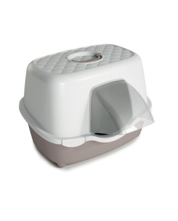 Stefanplast Tres Chıc Beyaz/pembe Kedi Tuvaleti 56x54,5x39cm