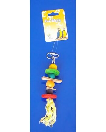 Eastland Ahşap Halkalar Kuş Oyuncağı 21 cm
