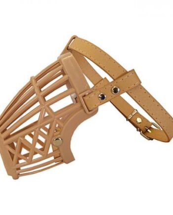 Ans Plastik Köpek Ağızlığı XLarge 33 cm Bej