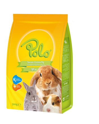 Polo Kemirgen Yemi Mısır, Soya, Buğday, keçi boynuzu 500 Gr