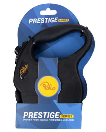 Polo Prestige Makaralı Otomatik Tasma L 5 Metre - 50 kg Siyah