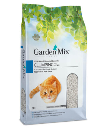 Gardenmix Kalın Taneli Parfümsüz Bentonit Kedi Kumu 10 Lt