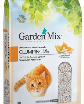 Gardenmix Portakallı Bentonit Topaklanan Kedi Kumu 10 lt