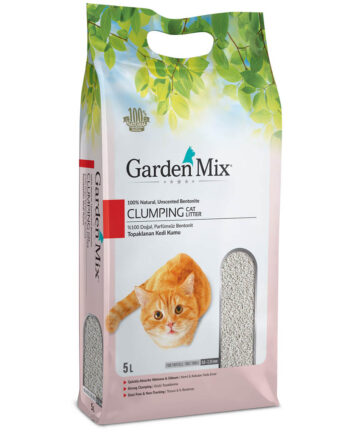 Gardenmix Bentonit Parfümsüz İnce Taneli Kedi Kumu 5 Lt