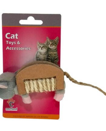 Eastland Hışırtlı Peluş Kedi Oyuncak Fare 6 * 10 cm