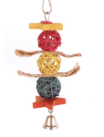 Eastland Hasır Çanlı Kuş Oyuncağı 25 cm