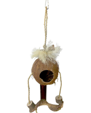 Eastland hindistan cevizli ahşap kuş oyuncağı 17/42 cm