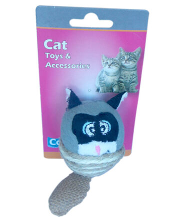 Catia İpli Rakun Kedi Peluş Oyuncağı 6x5 cm