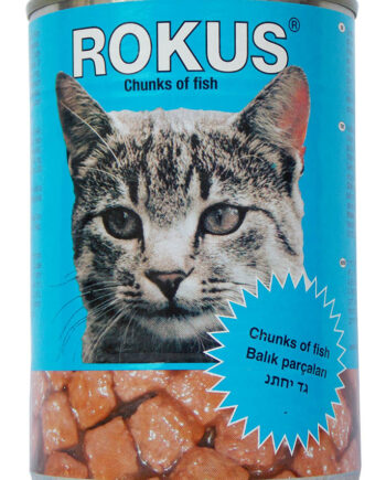 Rokus Balık Etli Kedi Konserve Mama 410 gr