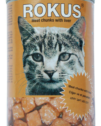 Rokus Ciğerli Kedi Konserve Mama 410 gr
