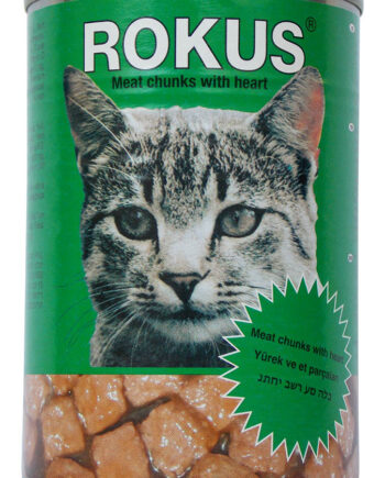 Rokus Yürekli Kedi Konserve Mama 410 gr