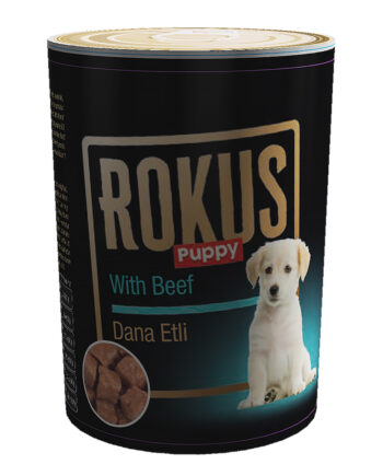 Rokus Etli Yavru Köpek Konserve Maması 410 Gr