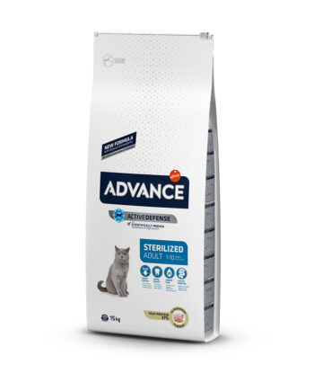 Advance Sterilized Hindili Kısırlaştırılmış Yetişkin Kedi Maması 15 Kg