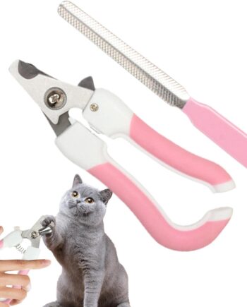 Törpülü Kedi Köpek Tırnak Makası 5,5*14,5 cm Pembe
