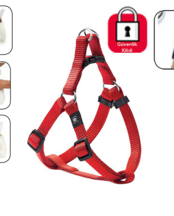 Karlie Kilitli Göğüs Tasma M 40-70Cm Kirmizi