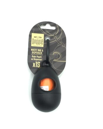 Doggie Köpek Dışkı Poşet Taşıma Aparatı 5*7 cm Siyah