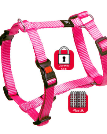 Karlie Kilitli Göğüs Tasma Xl 90-120Cm Pembe