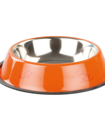 Oripet Desenli Renkli Çelik Köpek Mama Su Kabi 64 Oz ( 2 L )