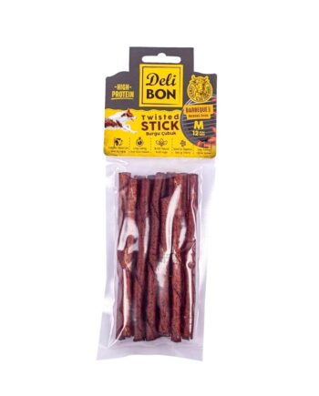 Delibon Deri Burgu Çubuk Orta Boy Barbekü Kalın 12'li Paket