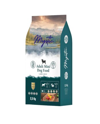 Mystic Düşük Tahıllı Mini Orta Irk Yetişkin Kuzulu Köpek Maması 2,5 kg