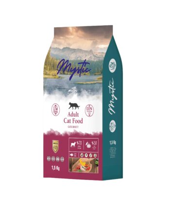 Mystic Düşük Tahıllı Tavuklu Balıklı Kuzulu Gurme Kedi Maması 1,5 kg