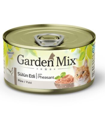 Gardenmix Kıyılmış Sülünetli Tahılsız Konserve Kedi Maması 85g